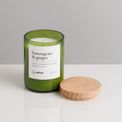 Lemongrass &amp; Ginger Upcycled Wine Bottle Candle additional 2
