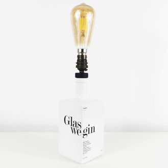 Glaswegin Gin Bottle Table Lamp