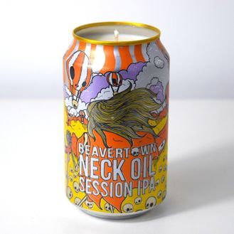 Beavertown Neck Oil Beer Can Candle