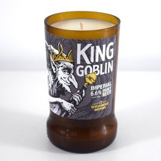 King Goblin Ale Craft Beer Bottle Candle