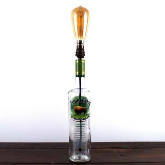 Zubrowka Bison Grass Vodka Bottle Lamp
