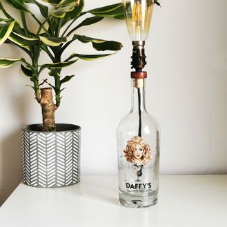 Daffys Gin Bottle Table Lamp