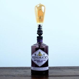 Hendricks Midsummer Solstice Gin Bottle Table Lamp