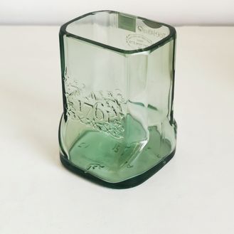 Upcycled Bloom Gin Bottle Drinking Glass