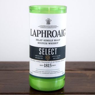 Laphroaig Select Whiskey Bottle Candle