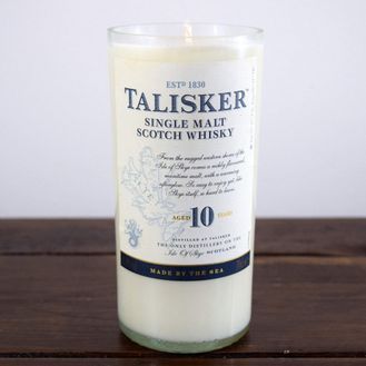 Talisker 10yo Whiskey Bottle Candle