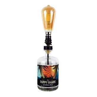 Duppy Share Caribbean Rum Bottle Table Lamp