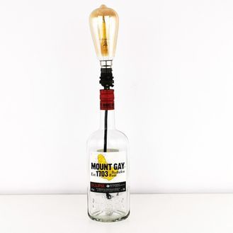 Mount Gay Rum Bottle Table Lamp
