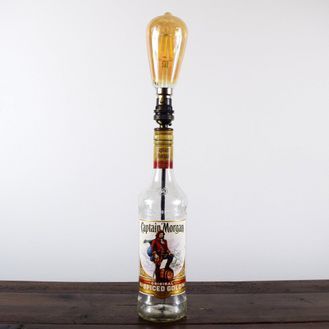 Captain Morgan Spiced Gold Rum Bottle Table Lamp