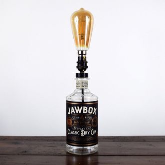Jawbox Classic Gin Bottle Table Lamp