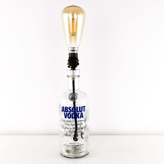 Absolut Vodka Bottle Table Lamp