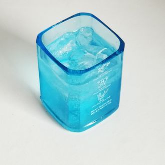 Upcycled Bombay Sapphire Gin Bottle Drinking Glass