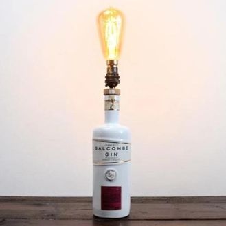 Salcombe Gin "Guiding Star" Bottle Table Lamp