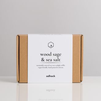 Wood Sage &amp; Sea Salt Soy Wax Tealight Refills