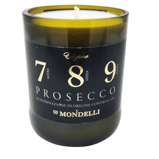 7 8 9 Prosecco Bottle Candle