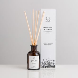 Amber Oud &amp; Saffron Reed Diffuser