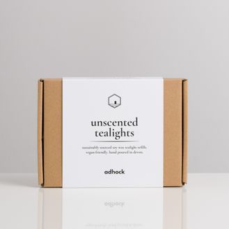 Unscented Soy Wax Tealight Refills