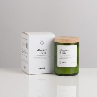 Affogato di Seta Upcycled Wine Bottle Candle