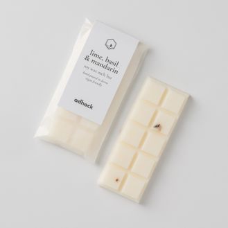 Lime, Basil &amp; Mandarin Soy Wax Melt Snap Bar