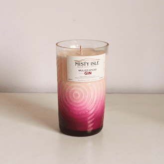 Misty Isle Mulled Spiced Gin Bottle Candle