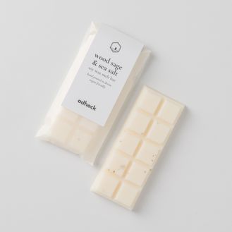 Wood Sage &amp; Sea Salt Soy Wax Melt Snap Bar