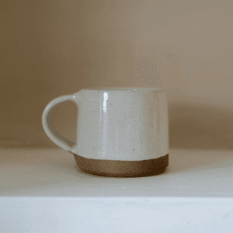 Handmade Ceramic Cream Mug