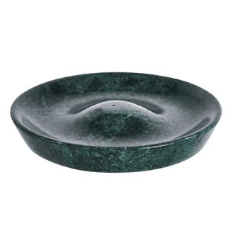 Handcrafted Round Forest Marble Incense Holder