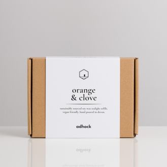 Orange &amp; Clove Soy Wax Teallight Refills