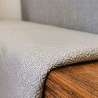 Luxury Handwoven Champagne Diamond Cashmere Blanket