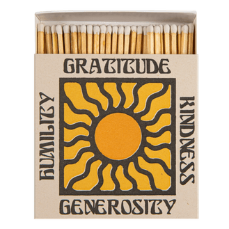 Gratitude &amp; Kindness Luxury Matches