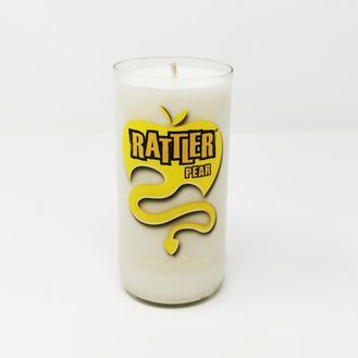 Rattler Pear Cider Bottle Candle