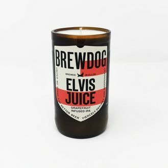 Brewdog Elvis Juice Large Craft Beer Bottle Candle