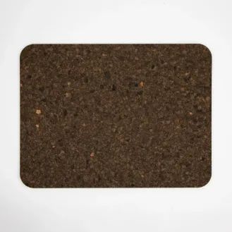 Rectangle Smoked Cork Placemat Set