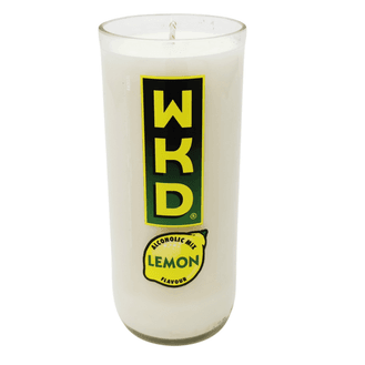 WKD Lemon Vodka Bottle Candle