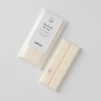 Rhubarb &amp; Rose Soy Wax Melt Snap Bar