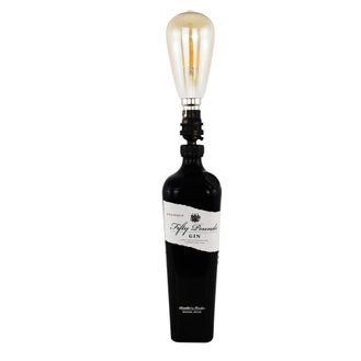 Fifty Pounds Gin Bottle Table Lamp