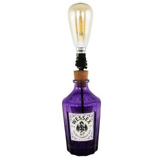 Wessex Secret Garden Gin Bottle Table Lamp