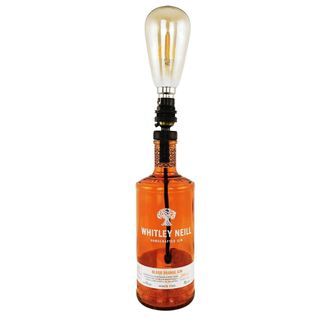 Whitley Neill Blood Orange New Gin Bottle Table Lamp