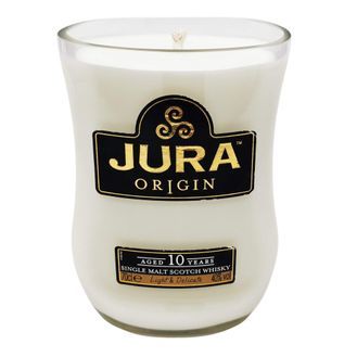 Jura 10 Year Old Whisky Bottle Candle