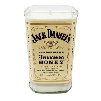 Jack Daniels Honey Whiskey 1L Bottle Candle