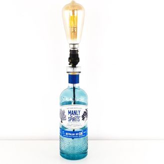 Manly Spirits Australia Dry Gin Bottle Table Lamp