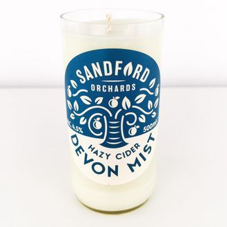 Sandford Orchard Devon Mist Cider Bottle Candle