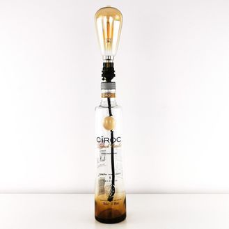 Ciroc French Vanilla Vodka Bottle Table Lamp