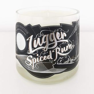 Lugger Spiced Rum Bottle Candle
