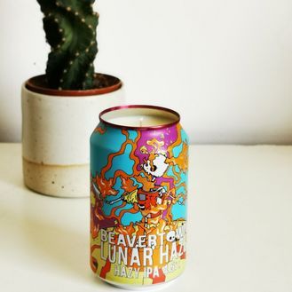 Beavertown Lunar Haze Beer Can Candle
