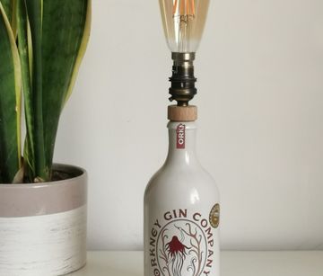 Upcycled Bottle Lamps