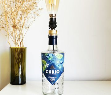 Upcycled Bottle Lamps