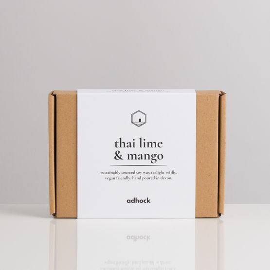 Thai Lime &amp; Mango Soy Wax Tealight Refills