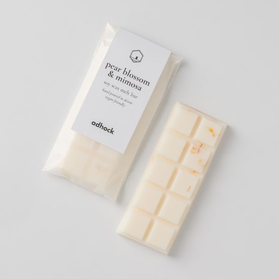 Pear Blossom &amp; Mimosa Soy Wax Melt Snap Bar