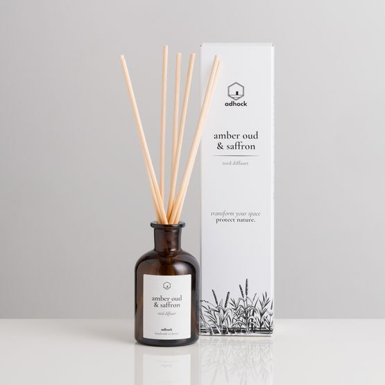 Amber Oud &amp; Saffron Reed Diffuser